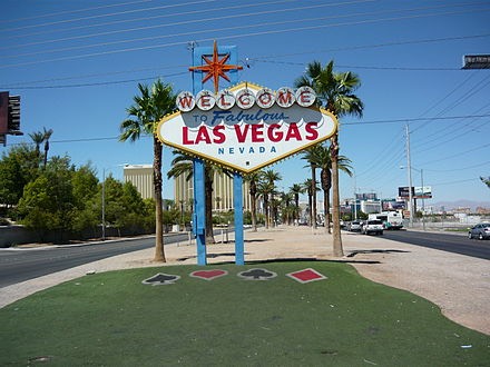 440px-Shield at the entry of the american city Las Vegas