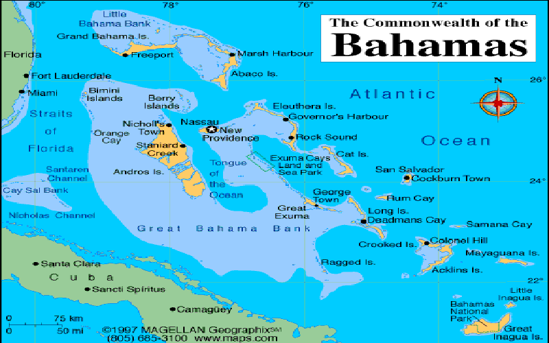 Bahamas-Map